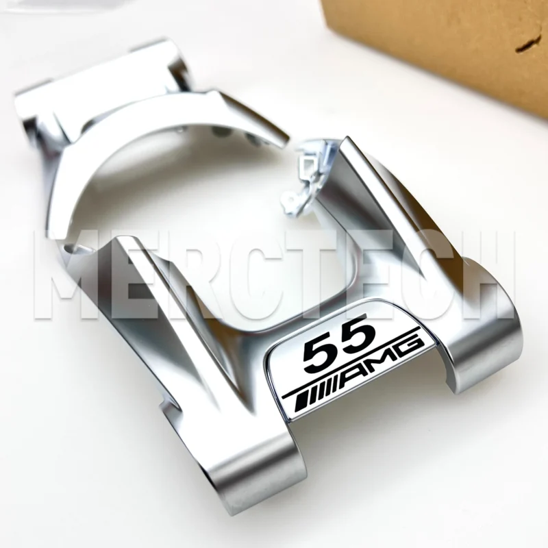 amg edition 55 lenkradblende chrom original mercedes amg logo neu emblem