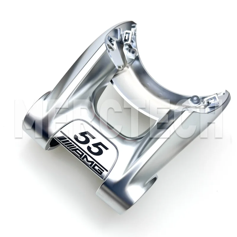 amg edition 55 lenkradblende chrom original mercedes amg logo neu emblem