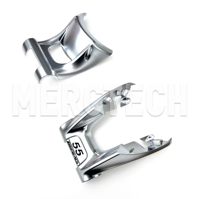 amg edition 55 lenkradblende chrom original mercedes amg logo neu emblem