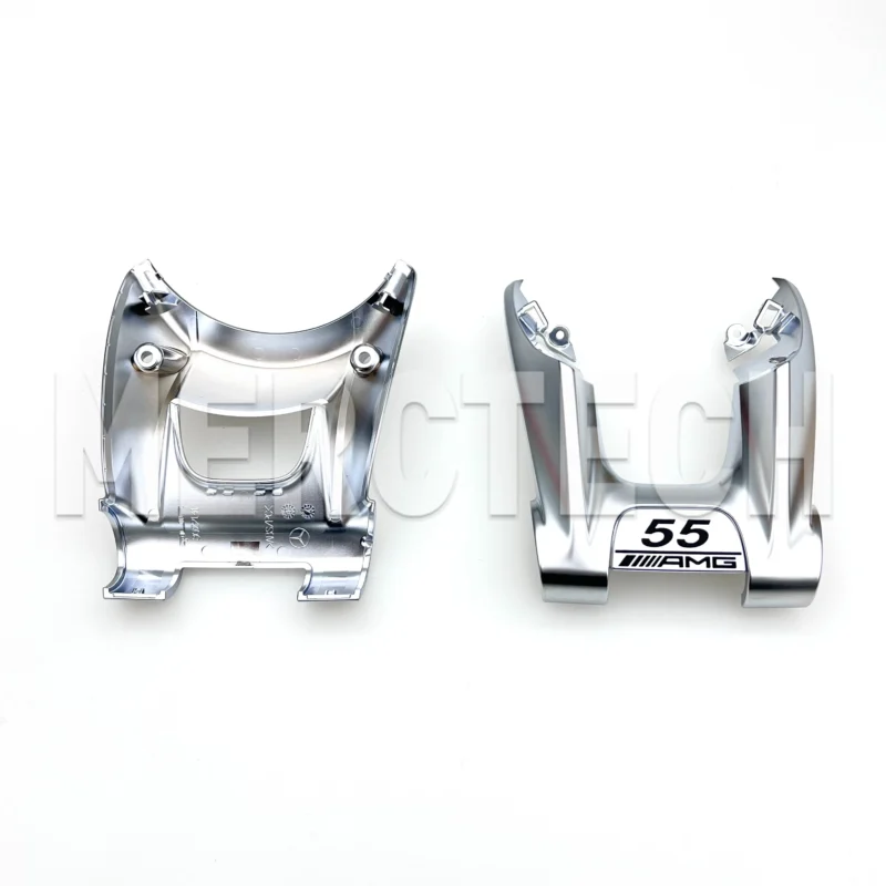amg edition 55 lenkradblende chrom original mercedes amg logo neu emblem