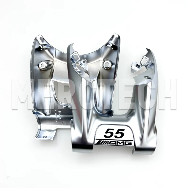 amg edition 55 lenkradblende chrom original mercedes amg logo neu emblem