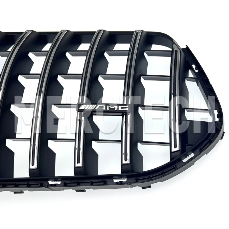 c63 amg front bumper aero splitter and flaps kit w206 / s206 genuine mercedes amg #2