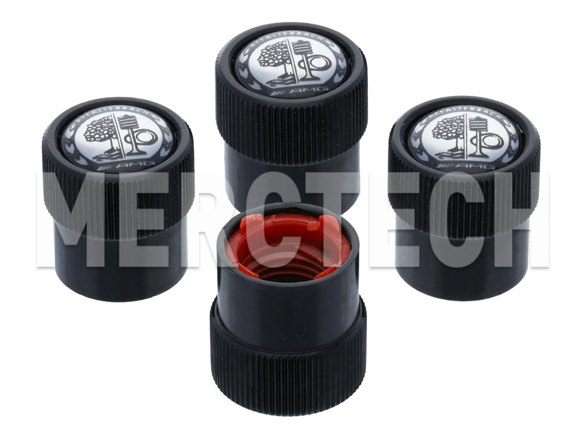 original mercedes benz amg ventilzierkappen ventilkappen satz schwarz b66472004