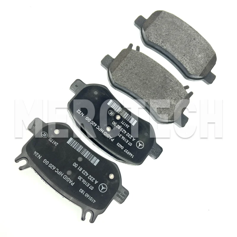 original mercedes benz rear ceramic brake pads a0004200506 gt55 c192 sl63g c232
