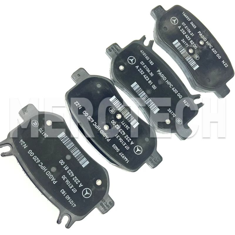 original mercedes benz rear ceramic brake pads a0004200506 gt55 c192 sl63g c232