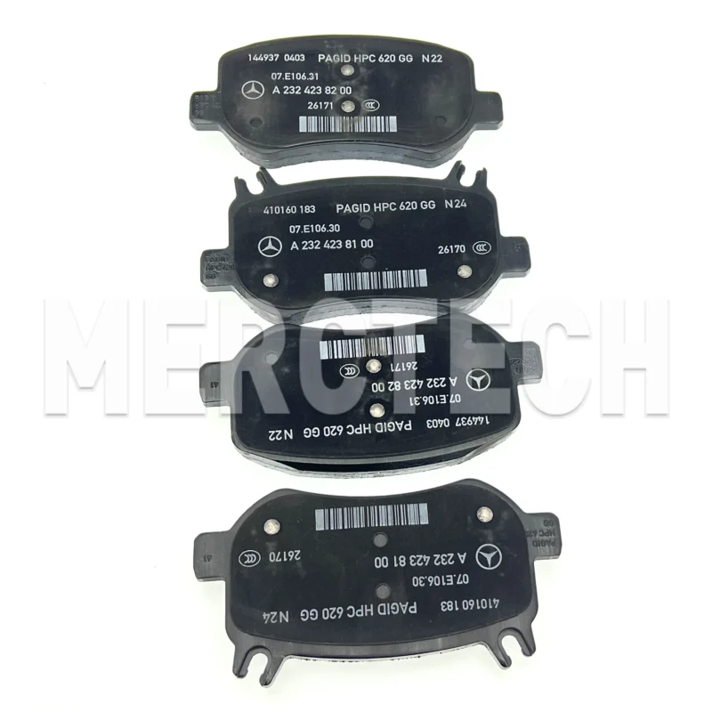 original mercedes benz rear ceramic brake pads a0004200506 gt55 c192 sl63g c232