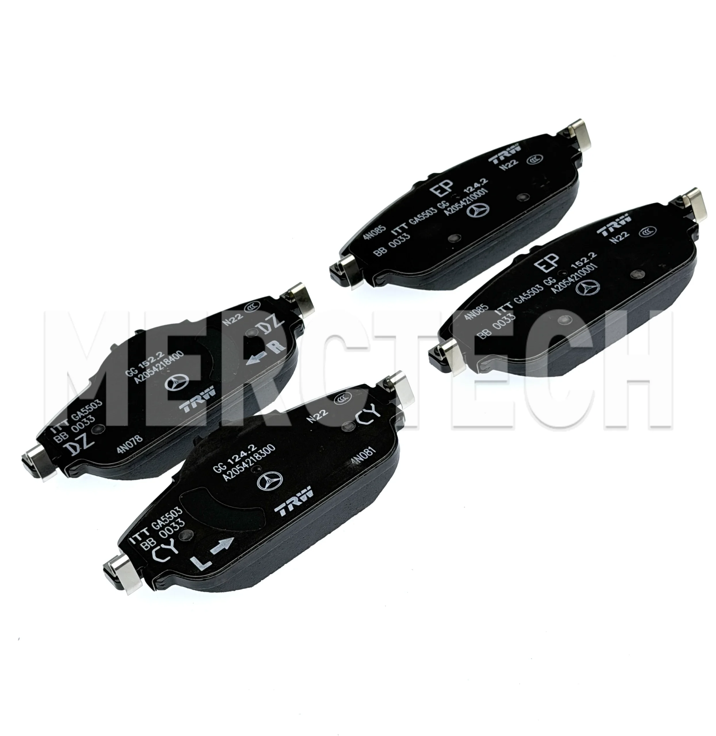 front brake pad set genuine mercedes w205/w213/w238 a0004208903