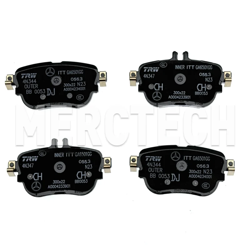 new mercedes benz e w213 rear brake pad set a0004209203 original