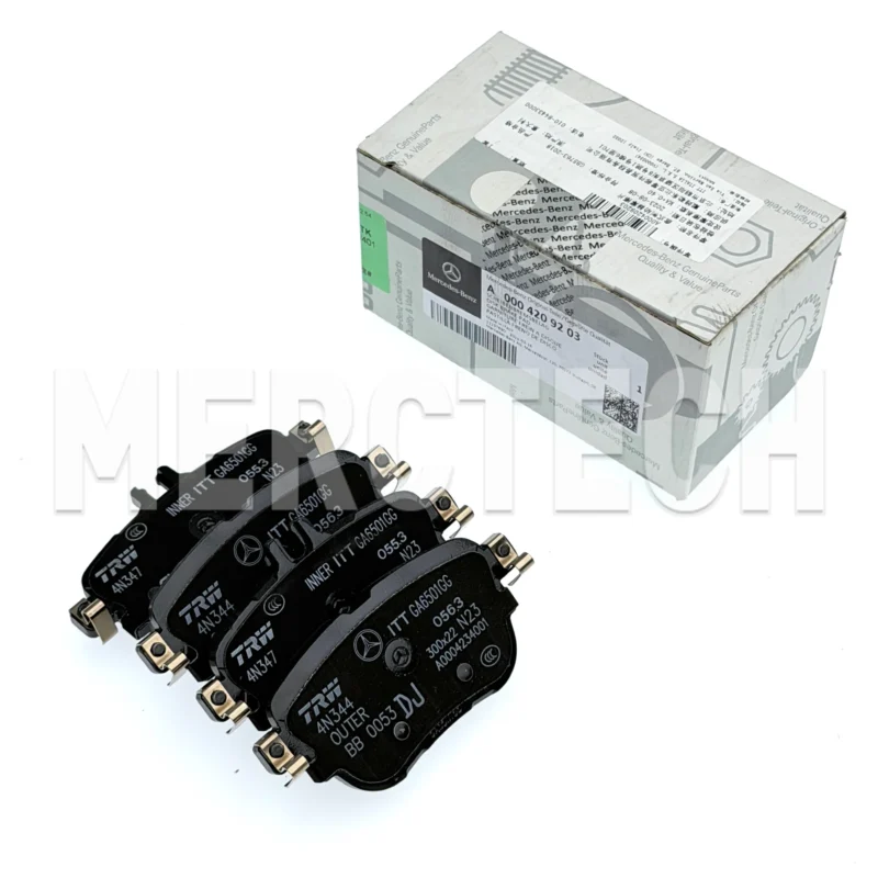 new mercedes benz e w213 rear brake pad set a0004209203 original