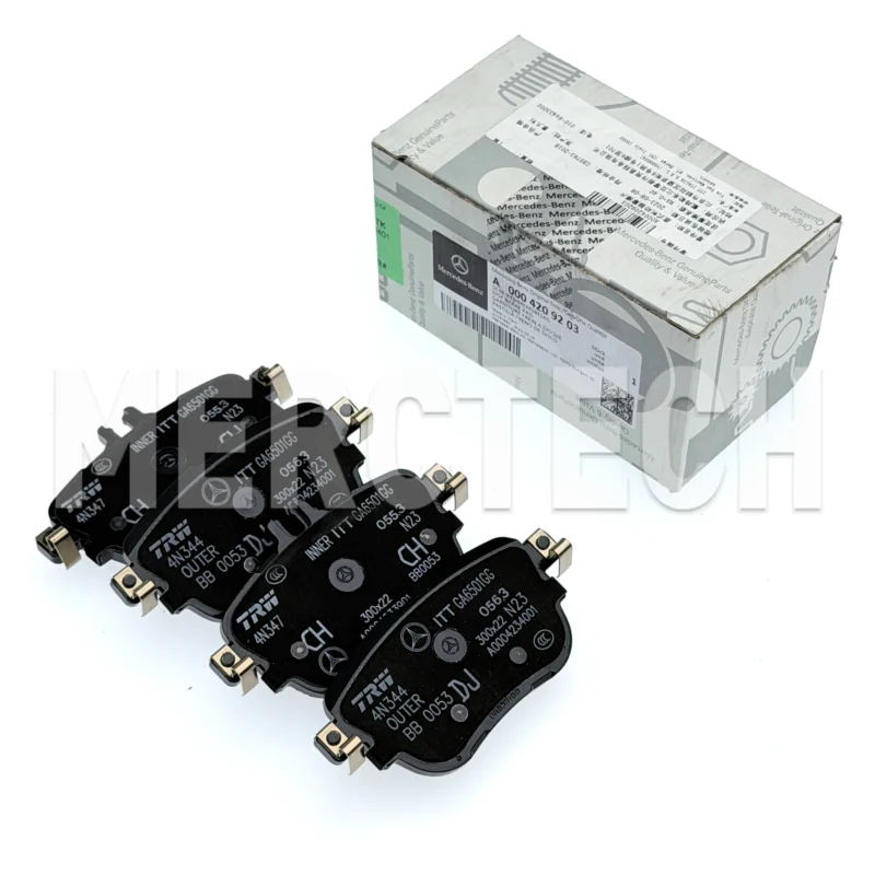 new mercedes benz e w213 rear brake pad set a0004209203 original