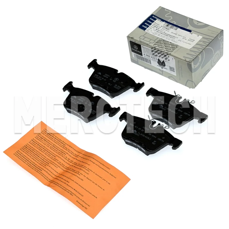 mercedes benz c class w205 rear brake pad set genuine a0004209403