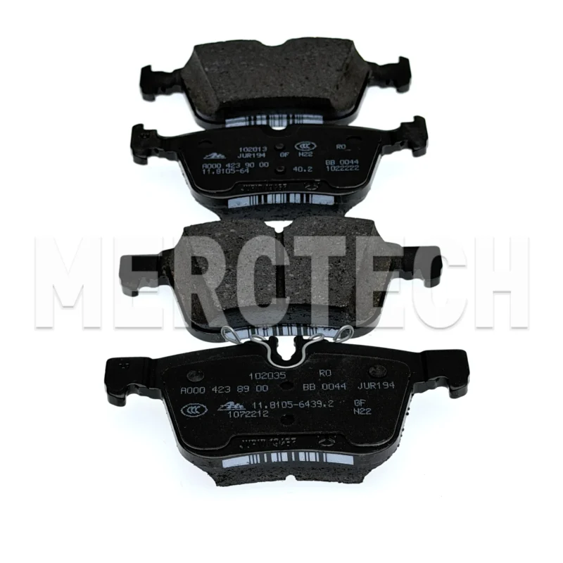 mercedes benz c class w205 rear brake pad set genuine a0004209403