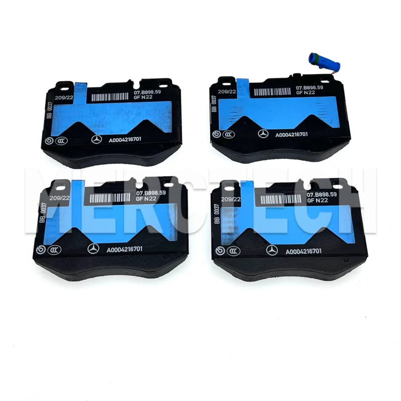 mercedes benz c w205 vorderradbremsblock set a0004209603 neue echt