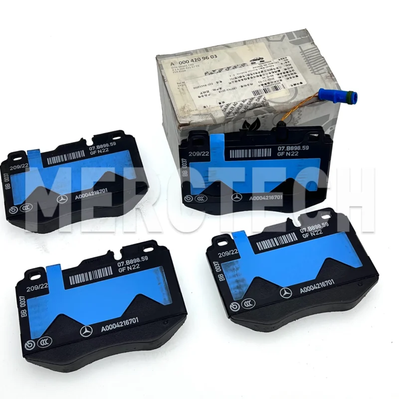 mercedes benz c w205 vorderradbremsblock set a0004209603 neue echt