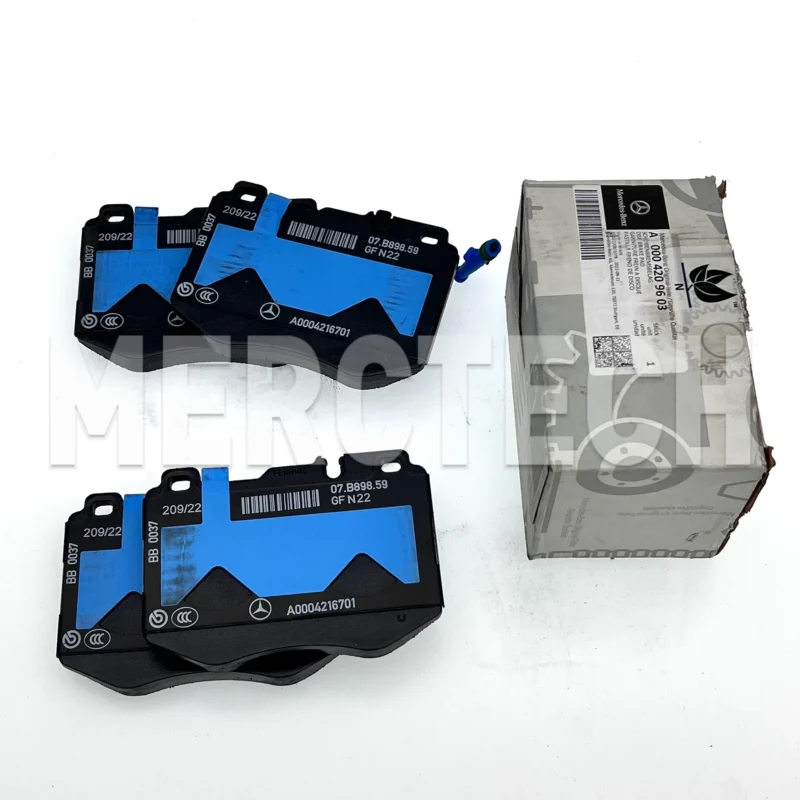 mercedes benz c w205 vorderradbremsblock set a0004209603 neue echt