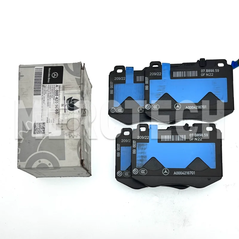mercedes benz c w205 vorderradbremsblock set a0004209603 neue echt