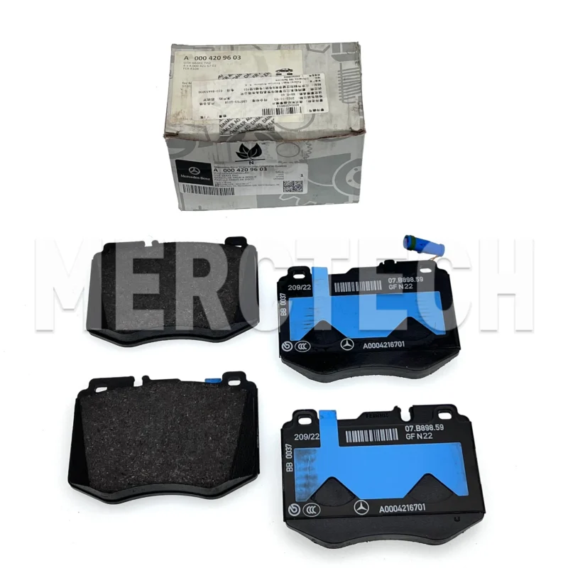 mercedes benz c w205 vorderradbremsblock set a0004209603 neue echt