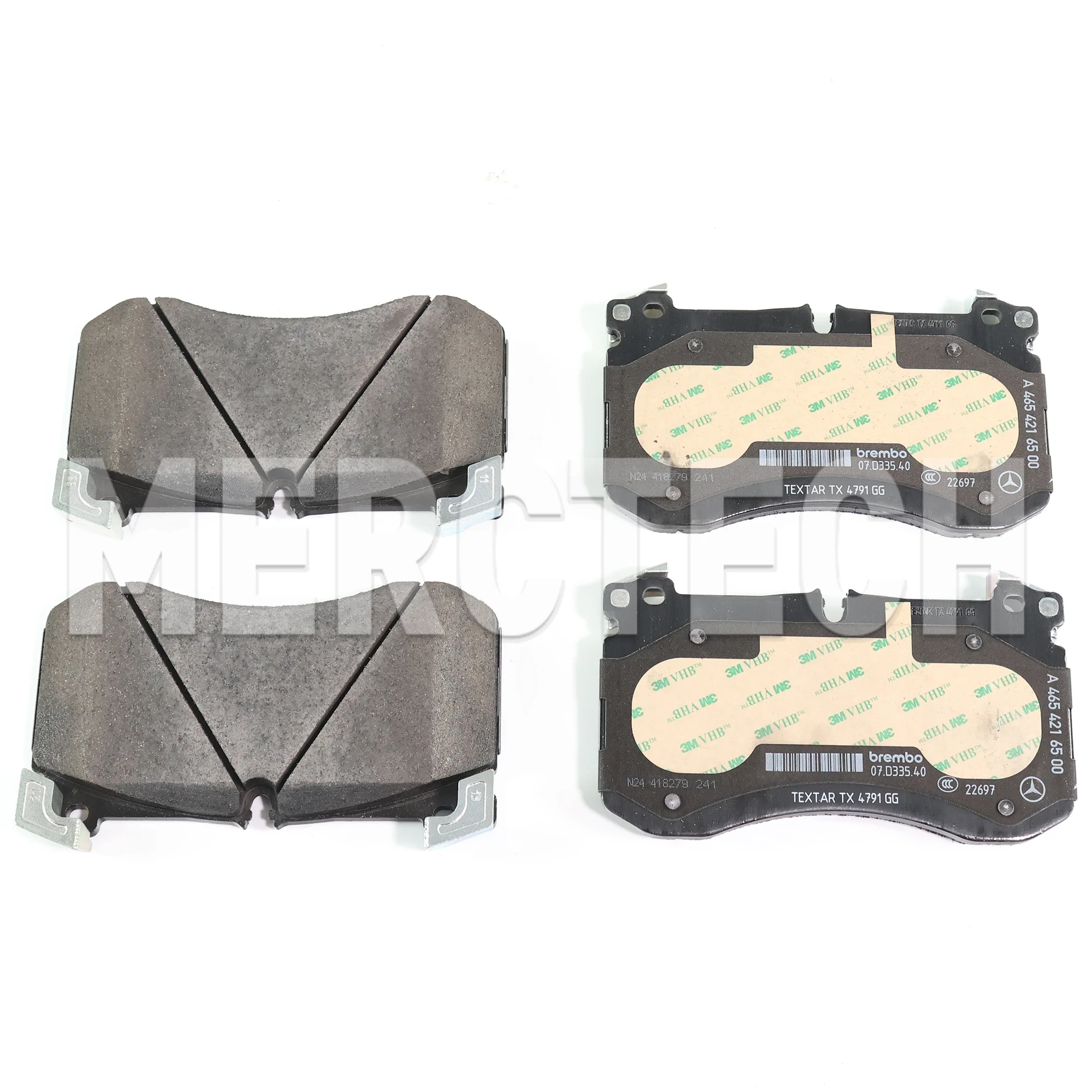 new mercedes benz g w463 amg front wheel brake pads part number a0004205002 original genuine universal numbera0004201906 a0004204603 a0004205002