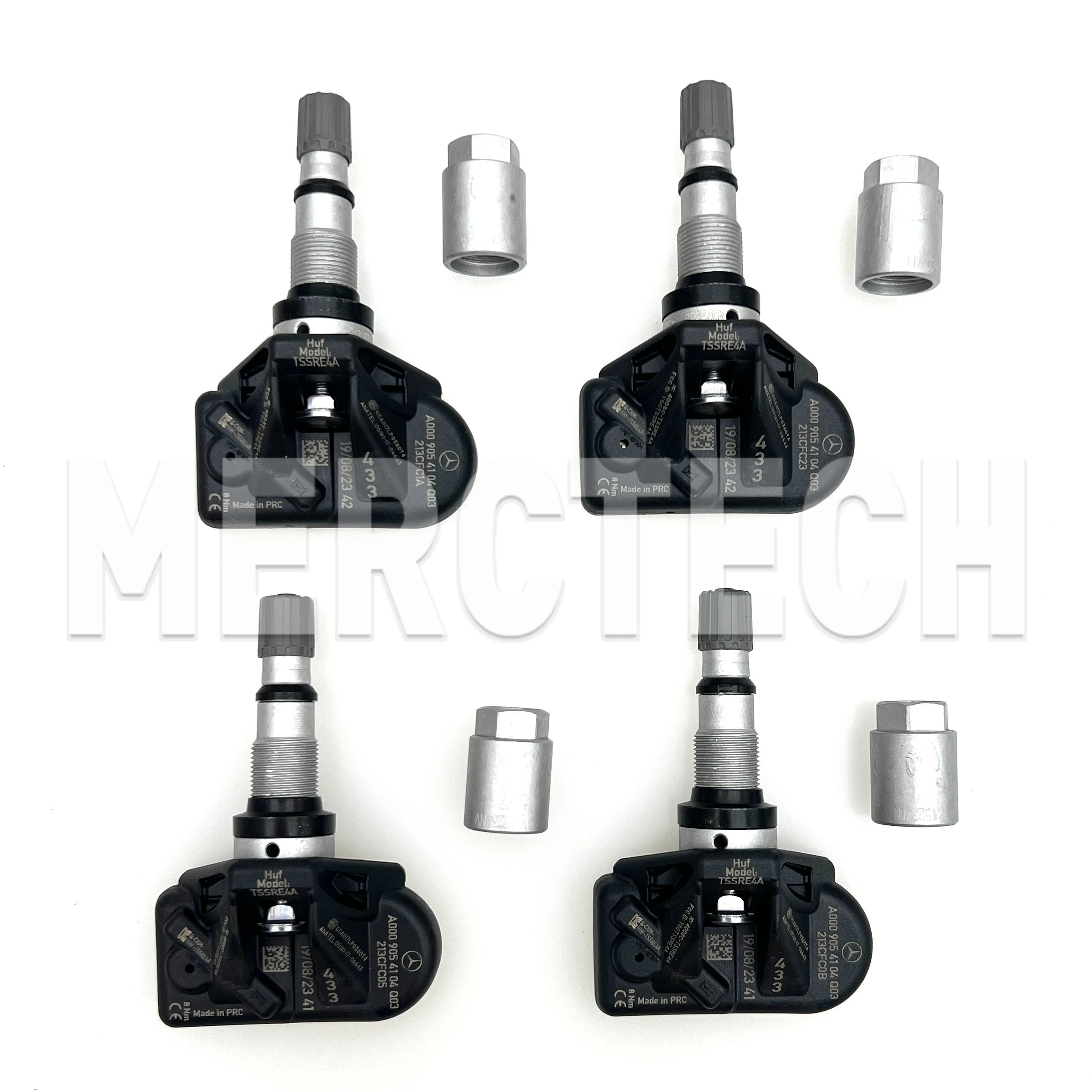 4 pcs genuine oem tpms tire pressure sensors a0009054104 for mercedes benz