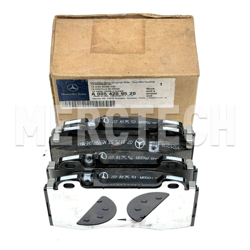 neu mercedes benz slk r171 w220 s class bremsbelag vorne a00542095204 original