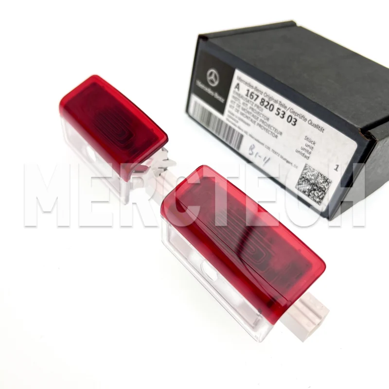 mercedes benz gle w167 w463 465 g63 g500 door projector instl. parts kit a1678205303 new genuine