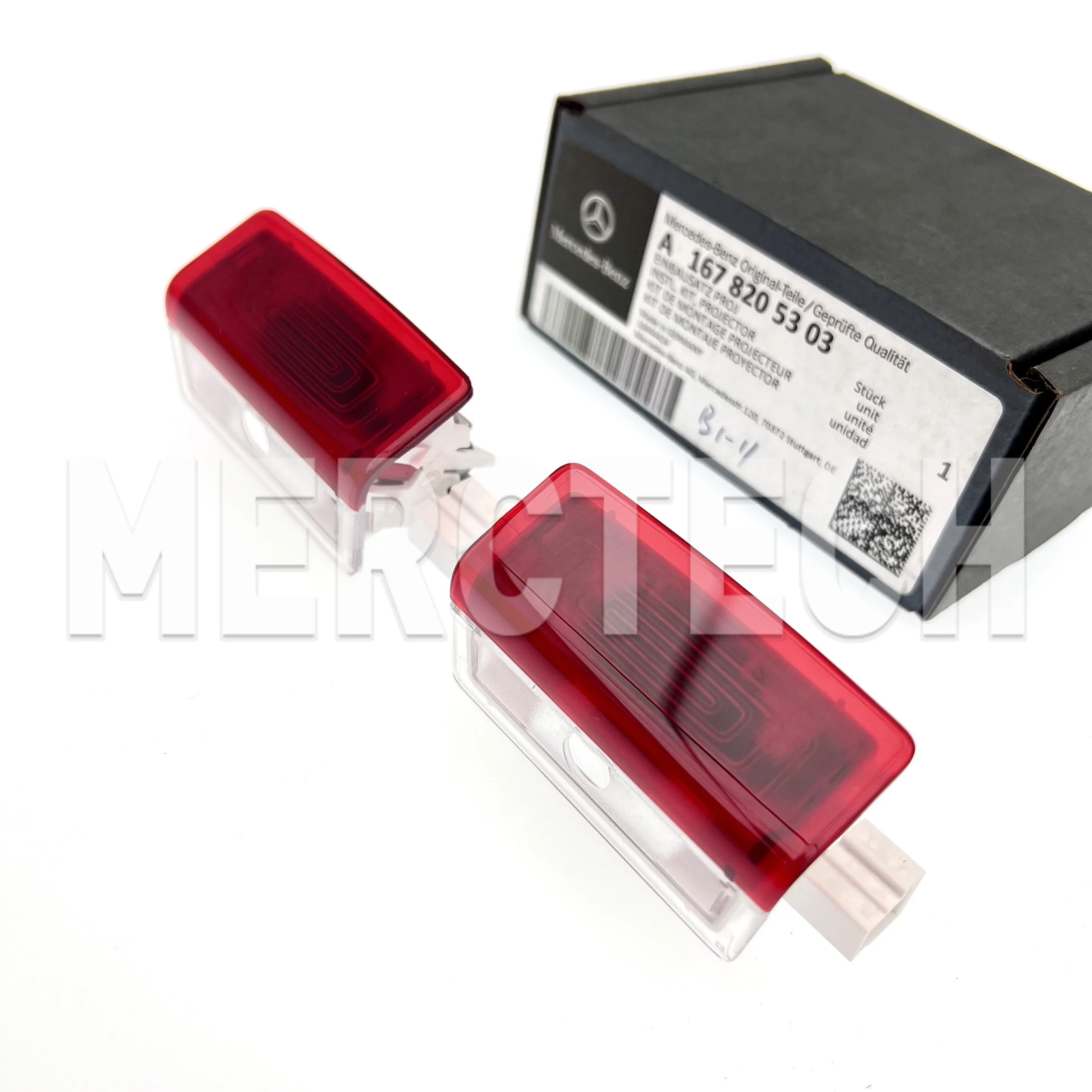 mercedes benz gle w167 w463 465 g63 g500 door projector instl. parts kit a1678205303 new genuine