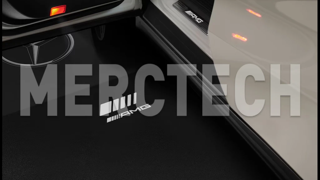 mercedes benz gle w167 w463 465 g63 g500 door projector instl. parts kit a1678205303 new genuine