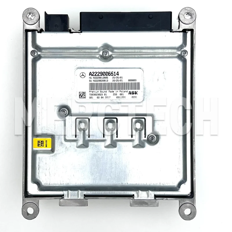 mercedes w222 w205 w253 burmester amplifier premium sound amplifier a2229006514