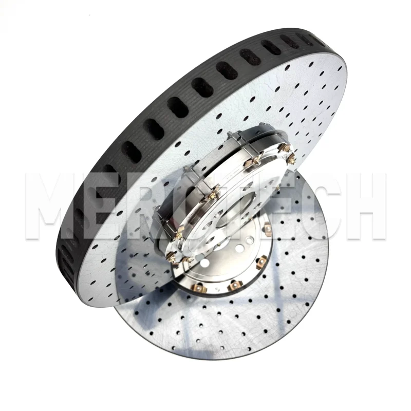 mercedes amg glc w254 carbon fiber ceramic brake caliper disc braking system a2544213200