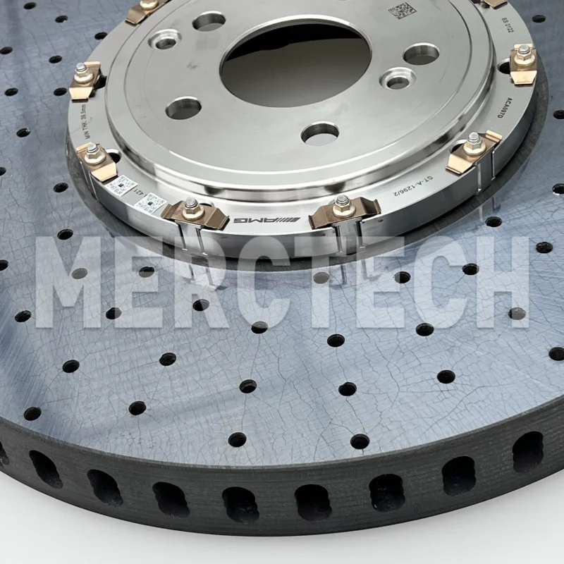 mercedes amg glc w254 carbon fiber ceramic brake caliper disc braking system a2544213200