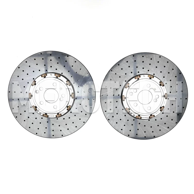 mercedes amg glc w254 carbon fiber ceramic brake caliper disc braking system a2544213200