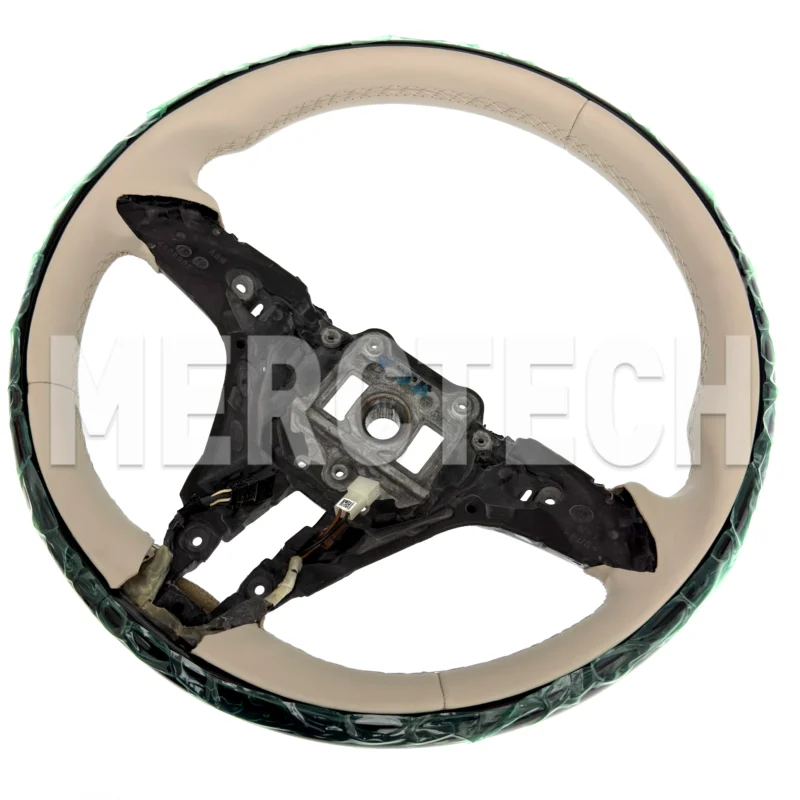 mercedes benz steering wheel, part number 0994607407 8u00 with heated hand gesture function amplifier plug original oem for s w223 gls w167 e w214