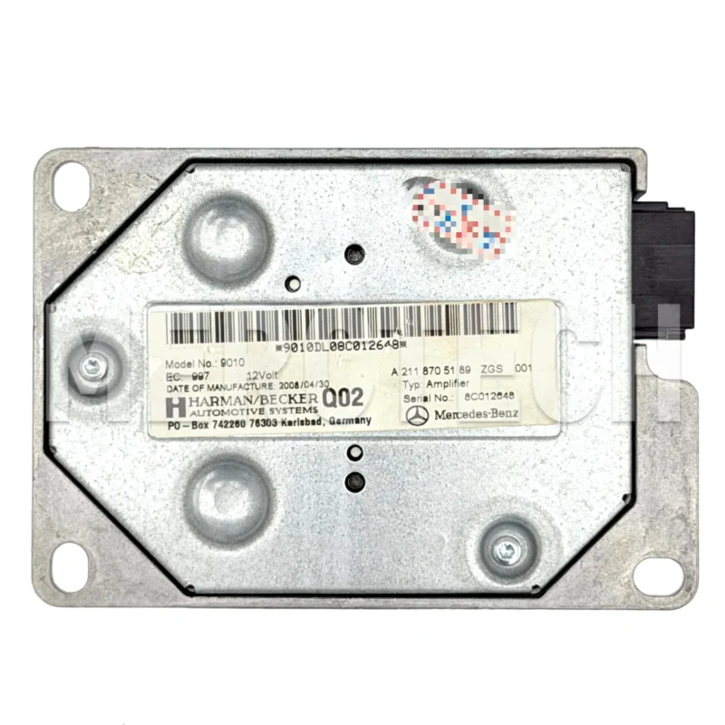 08 18 mercedes w211 e350 cls550 ml350 subwoofer amp amplifier harman becker oem a2118705189