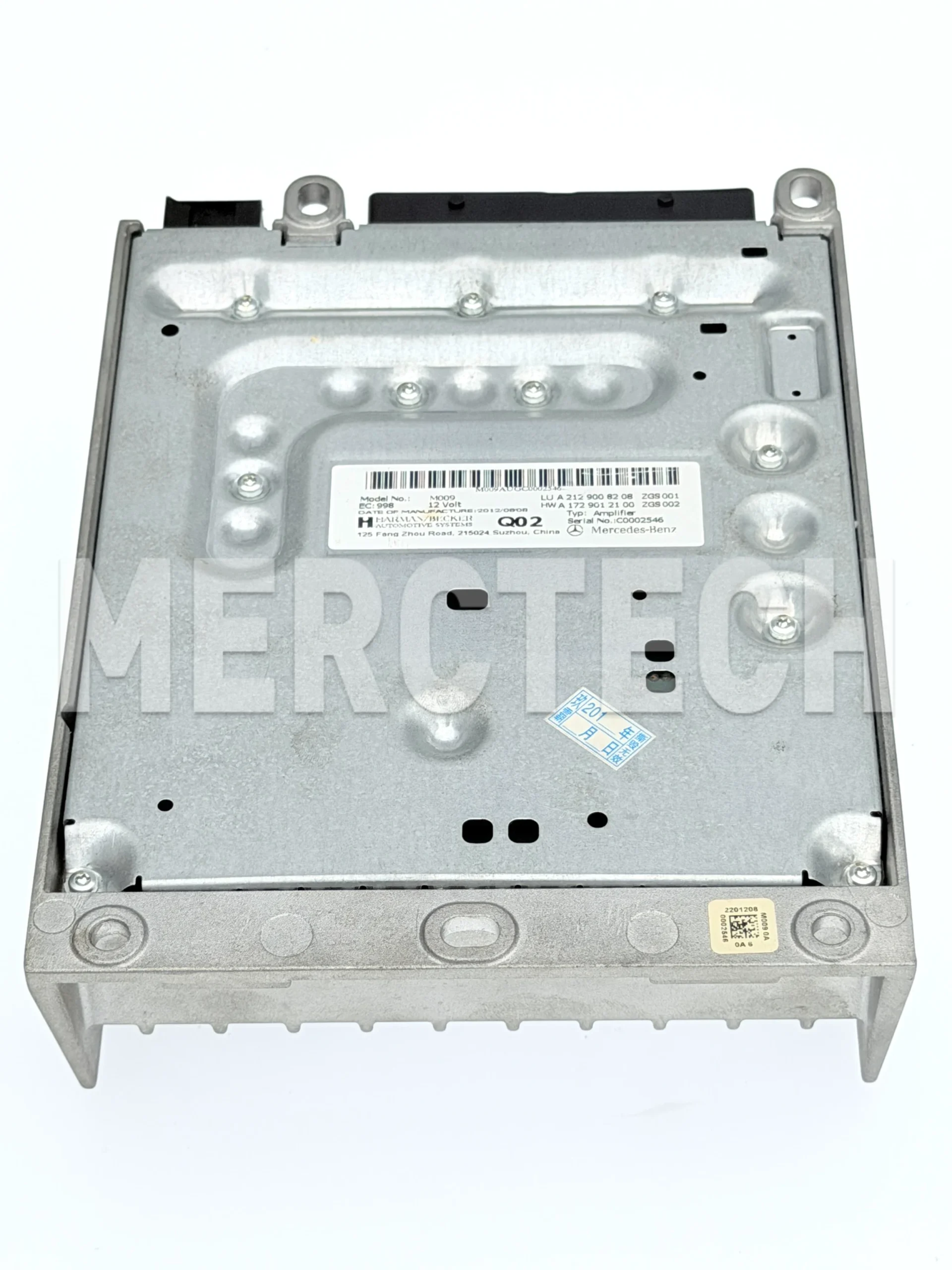 mercedes benz w212 e class harman becker audio amplifier a2129008208