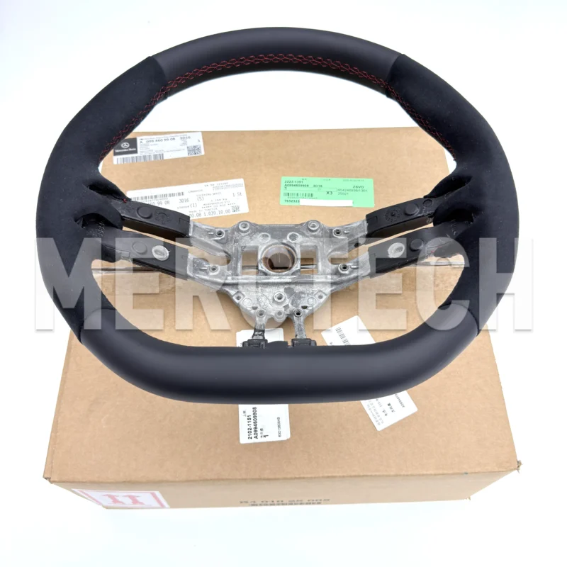 mercedes benz a w177 sports steering wheel a0994609908 3d16 dragonfly red stitched wheel