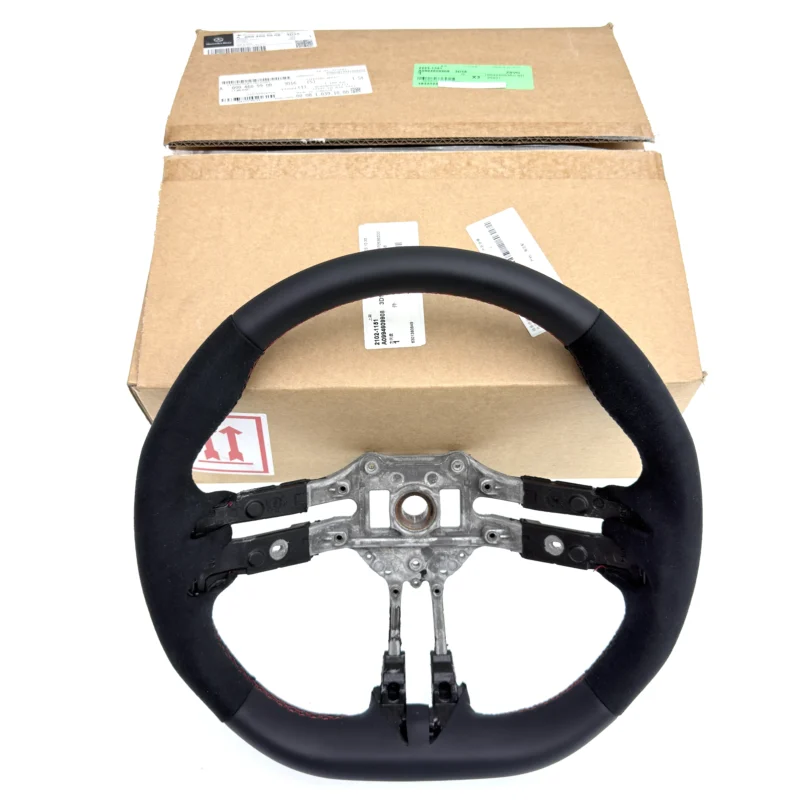 mercedes benz a w177 sports steering wheel a0994609908 3d16 dragonfly red stitched wheel