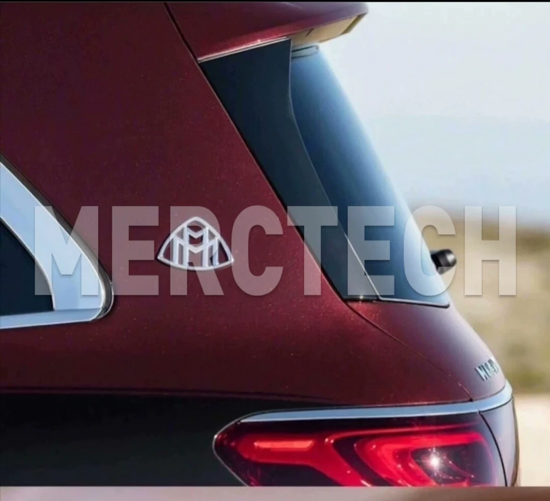 new mercedes benz maybach x167 gls badge/logo rear fender plate sign a1678177600