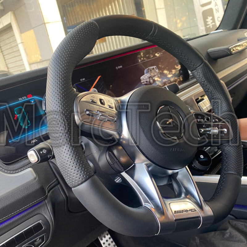 a2059007044 mercedes amg u88 schalter lenkrad drive unit driveunit g500/g63 sports steering wheel knob upgrade/installation